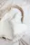 Sac de dormit BabyLy bumbac brodat alb cu volanase cu umplutura antialergica BabySoft marimea S 2-2,5 tog pe tot parcursul anului 0-9 luni