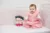 Sac de dormit KidsDecor cu picioruse si maneci 3 tog Stars in your eyes Pink 70 cm