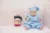 Sac de dormit Kidsdecor cu picioruse si maneci 2 tog Stars in your eyes Blue 70 cm