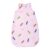 Sac de dormit Lorelli, de iarna, din bumbac ranforce, 85 cm, Traveling Pink