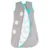 Sac de dormit multifunctional Grey Turquoise Elephant Travel 1-3 ani 2.5 Tog