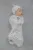 Saculet Swaddle pentru infasat Nou Nascut + caciulita First Step Dots 0.2 Tog Sleepee