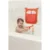 Saculet pentru jucariile de baie FreeON Fox cu sistem de prindere cu ventuze 32×38 cm