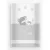 Saltea de infasat bebe cu intaritura 70×47.5 Klups Star Dream 186