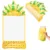 Saltea gonflabila tip hamac, pentru plaja si piscina, dimensiune 135 x 72 cm, model Ananas