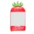 Saltea gonflabila tip hamac, pentru plaja si piscina, dimensiune 150 x 70 cm, model Capsunica
