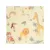 Saltea patut bebe New Baby Zoo din spuma cu husa detasabila 120x60x5 cm multicolor