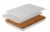 Saltea pentru bebe cocos latex cu husa detasabila bumbac organic si lana 127x63x10 cm