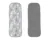 Saltea pentru carucior KikkaBoo cu doua fete Leaves Grey