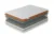 Saltea pentru copii cocos spuma arcuri latex cu husa detasabila bumbac127x63x14 cm