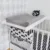 Saltea pentru masa de infasat bebe Woodies cu husa detasabila din bumbac 72 x 47 cm
