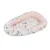 Salteluta 3 in 1 Baby Nest multifunctional din bumbac Flowers Pink
