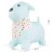 Saritor gonflabil din cauciuc rezistent, cu Pompa inclusa si Esarfa colorata detasabila, 52 x 24 x 46 cm, Jumping Dog Blue