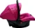 Scaun auto Baby Care Pro Fucsia 0-13 kg, maner reglabil, captuseala confortabila, Omologare R-129 i-Size
