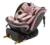 Scaun auto Buf Boof B-Joy Deluxe PinkDog iSize cu isofix, pozitie somn 155 grade, rotativ 360 grade, 40-150 cm