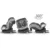 Scaun auto cu Isofix Coccolle Nyota Moonlit Grey 40-150 cm, i-Size, 4 pozitii inclinare, Rotire 360 cu o singura mana, Tetiera reglabila, Husa detasabila, Sistem antibasculare Top Tether, Pozitie somn, 0-12 ani