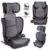Scaun auto cu Isofix Ecotoys Gri, grupa 100-150 cm, i-Size, omologare R12903