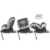 Scaun auto iSize 40-150 cm Coccolle Sidra Moonlit grey+Coccolle protectie bancheta auto mica