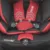 Scaun auto iSize 40-150 cm Coccolle Vigo Poppy red + Oglinda auto rear-facing Coccolle cadou