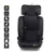 Scaun auto pentru copii BabyGo SafeChild2 Black, 100-150 cm, certificat R129, spatar detasabil, tetiera ajustabla, SPS