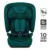 Scaun auto pentru copii Kinderkraft Fix2go Green, 76-150 cm, I-size, pliabil, prindere Top tether, spatar reglabil, SPS