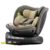 Scaun auto rotativ cu isofix B-Joy Deluxe Buf Boof iSize 40-150 cm lightbrown