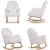 Scaun balansoar Childhome Teddy alb