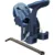Scaun bicicleta copii SafeFront Deluxe pozitie montare centru 15 kg si casca protectie XS 44-48 Police WeeRide denim