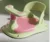 Scaun de baie bebelusi Little Mom Green cu spatar ergonomic, margini rotunjite, varsta 6 luni+