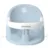 Scaun de baie pentru copii KikkaBoo Hippo Blue,sistem de fixare cu ventuze,Spatar inalt si margine de protectie,recomandat de la 6 luni