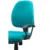 Scaun de birou tapitat cu stofa turcoaz Off 326