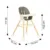 Scaun de masa 2 in 1 Ecotoys HA-018 gri