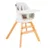Scaun de masa 3 In 1 Juju Eat&Twist, rotativ, 360 grade, Gri