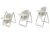 Scaun de masa AppeKids Sky Beige