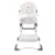 Scaun de masa Bonbon white teddy bear
