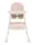 Scaun de masa KikkaBoo 2 in 1 cu picioare pliabile Brie Pink 2023