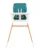 Scaun de masa KikkaBoo 2in1 Modo Petrol Green
