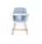 Scaun de masa Kikkaboo Woody Blue