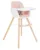 Scaun de masa Kikkaboo Woody Pink