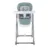 Scaun de masa Party reglabil cadru din aluminiu Iceberg Green Leather