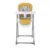Scaun de masa Party reglabil cadru din aluminiu Lemon Curry Leather