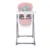 Scaun de masa Party reglabil cadru din aluminiu Mellow Rose Leather