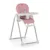 Scaun de masa PetiteMars Gusto spatar reglabil in 3 trepte Sugar Pink