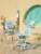 Scaun de masa multifunctional 3 in 1 transformabil in balansoar cu husa detasabila,spatar reglabil ,inaltime reglabila,masuta detasabila si roti Little Mom Rocking Chair Green