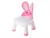Scaun de masa pentru copii, 2 in 1, cu tavila reglabila si detasabila, sarcina maxima 26 kg, dimensiune 31 x 45cm, Little Bunny Roz