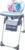 Scaun de masa pentru copii Baby Care CC Happy Friends Gri reglabil in 3 trepte, pliabil, centura de siguranta, sezut confortabil, masuta detasabila, pozitie somn, cosulet de depozitare