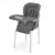 Scaun de masa pentru copii Kinderkraft Tulo Grey 3 in 1