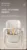 Scaun de masa pentru copii Little Mom White multifunctional 3 in 1, design ergonomic, pliabil, structura piramidala, roti silentioase, suport pentru picioare, dimensiuni 63x80x105 cm