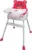 Scaun de masa pentru copii Novokids Teddy Bear Roz 3 in 1, transformabil in scaunel copii, functie inaltator scaun, 2 trepte de inaltime, sezut confortabil, masuta detasabila