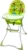 Scaun de masa pentru copii si bebe Baby Care CH Pliabil, Centura de siguranta, Sezut confortabil, Masuta detasabila, Model Prietenii din Padure Verde